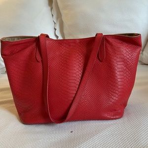GIGI NEW YORK Coral Teddie Tote